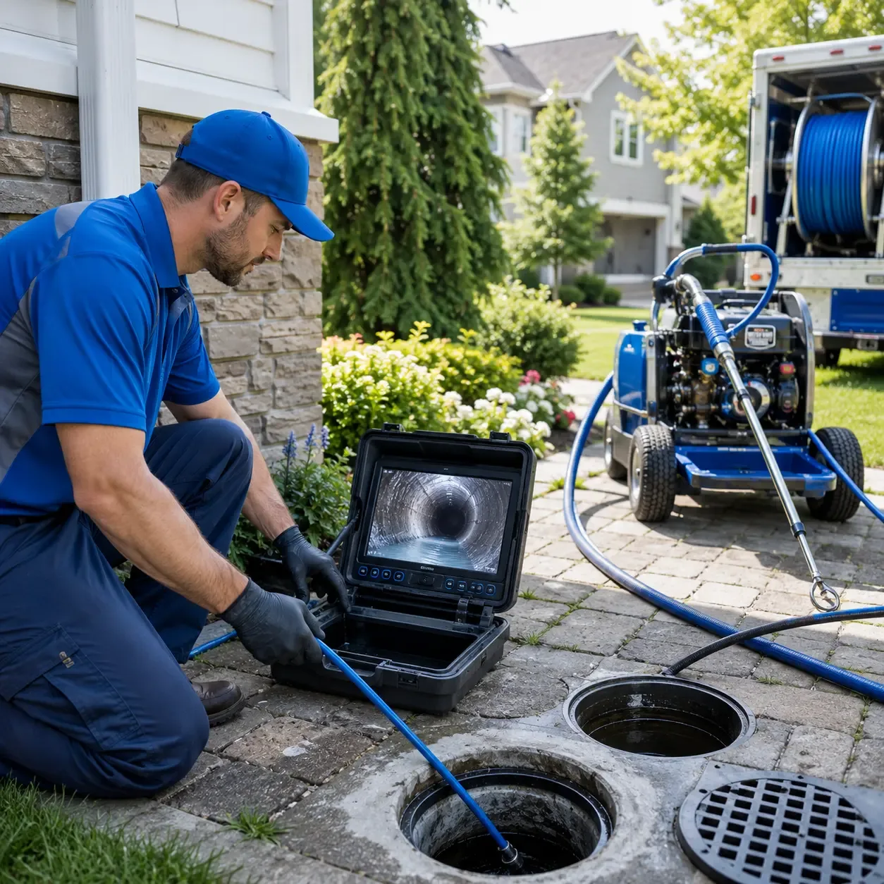 Outdoor drain cleaning professionals serving Greenwich, OH